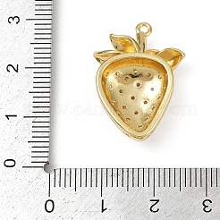 Brass Micro Pave Cubic Zirconia Pendants&nbsp;KK-R224-10G