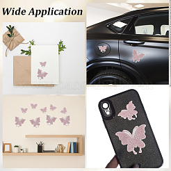 10Pcs 2 Styles Glass Rhinestone Car Stickers&nbsp;STIC-GF0001-42C