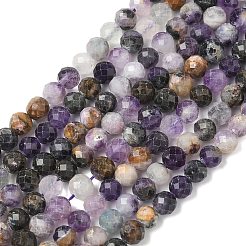 Natural Fluorite Beads Strands&nbsp;G-RM2025-A36-6mm