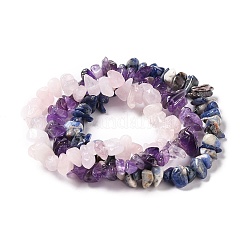 Chips Natural Mixed Stone Stretch Bracelets&nbsp;BJEW-JB05642