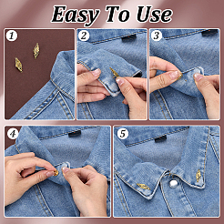60Pcs 2 Colors Alloy Enamel Brooches&nbsp;JEWB-PH01286