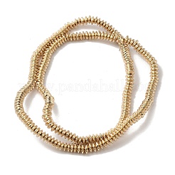 Electroplated Synthetic Non-magnetic Hematite Beads Strands&nbsp;G-I364-F01-LG