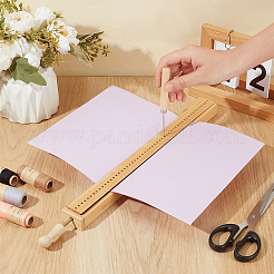 1Pc Wood Bookbinding Punching Cradle with Piercing Guide&nbsp;TOOL-BC0003-41