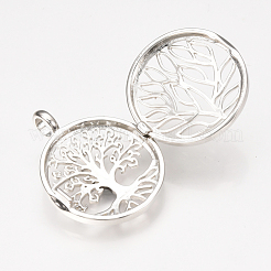Brass Locket Pendants&nbsp;KK-S337-026