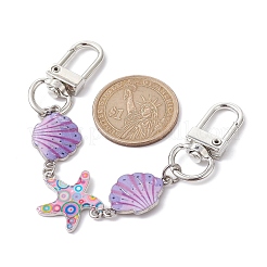 Ocean Theme Alloy Enamel Link Purse Strap Extenders&nbsp;AJEW-BA00124-01