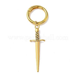 6Pcs 3 Colors Sword Alloy Shoe Charms&nbsp;HJEW-PH01900
