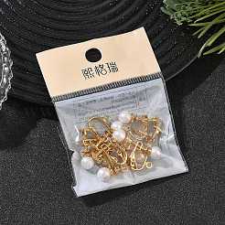 SHEGRACE Brass Screw Clip-on Earring Findings&nbsp;XGR0064G-52G