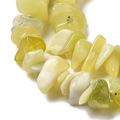 Natural Lemon Jade Chip Bead Strands&nbsp;X-G-M205-22