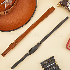 3Pcs 3 Styles Imitation Leather Adjustable Hat Band&nbsp;AJEW-GF0012-08