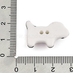 Dog Ceramic Buttons&nbsp;BUTT-I018-01A-02