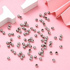 Tarnish Resistant Round 316 Surgical Stainless Steel Spacer Beads&nbsp;X-STAS-N032-02-4mm