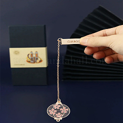 2Pcs 2 Styles Zinc Alloy Enamel Bookmarks&nbsp;AJEW-LP0006-05A