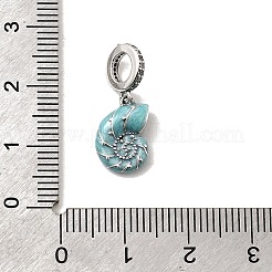 925 Sterling Silver European Dangle Charms&nbsp;STER-Z013-02P-02