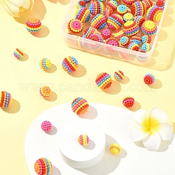 60Pcs 3 Styles ABS Plastic Beads&nbsp;KY-FS0001-30