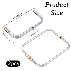 2Pcs Aluminum Bag Handle&nbsp;FIND-BBC0004-96B