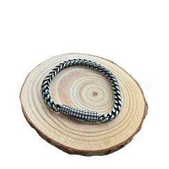 Vintage 304 Stainless Steel Wheat Chain Bracelets for Unisex&nbsp;WGBB540-01