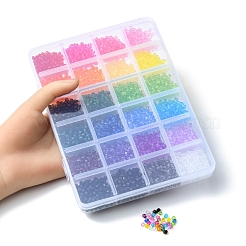 5760Pcs 22 Colors Transparent Acrylic Beads&nbsp;TACR-YW0001-62