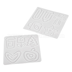 2Pcs 2 Styles Paperclip Silicone Molds&nbsp;DIY-TA0015-09