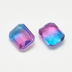 Pointed Back Glass Rhinestone Cabochons&nbsp;RGLA-T079-6x8-004TO