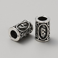 24Pcs 24 Style Tibetan Style Alloy Dreadlocks Braiding Beads&nbsp;OHAR-TAC0001-18