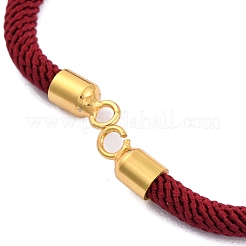 Nylon Cords Bracelet Makings Fit for Connector Charms&nbsp;AJEW-P116-02G-33