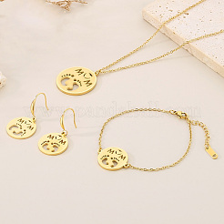 Mother's Day 304 Stainless Steel Jewelry Sets&nbsp;WGD8F21-01
