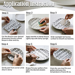 Paper Ceramic Decals&nbsp;DIY-WH0729-093