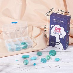 DIY Imitation Gemstone Style Earring Making Kits&nbsp;DIY-SC0012-11