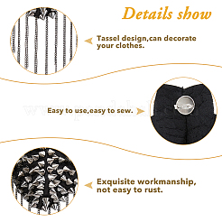 Iron Fashion Tassel Epaulette&nbsp;LS-FIND-WH0152-188