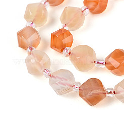 Natural Yellow Agate Beads Strands&nbsp;G-T144-24A-06