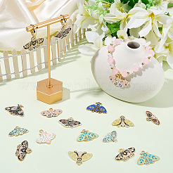 24Pcs 12 Styles Alloy Enamel Pendants&nbsp;ENAM-BM0001-46