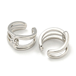 Brass Cuff Earrings&nbsp;EJEW-C104-057P