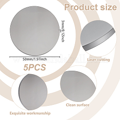 5Pcs 201 Stainless Steel Metal Sheets&nbsp;STAS-GA0001-90