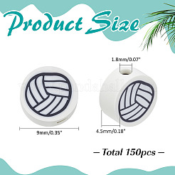 150Pcs Handmade Polymer Clay Beads&nbsp;CLAY-ME0001-03