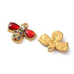 304 Stainless Steel Rhinestone Pendants&nbsp;RB-L002-03G-01