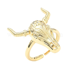 Brass Cuff Rings&nbsp;RJEW-D341-01G