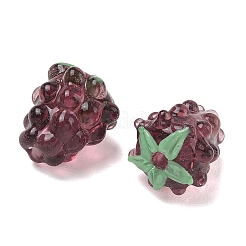 Handmade Lampwork Beads&nbsp;X-LAMP-WH0012-02C