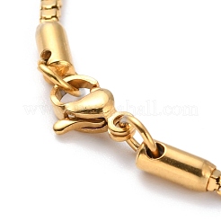304 Stainless Steel Box Chain Necklaces&nbsp;NJEW-I245-02A-G