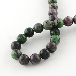 Natural & Dyed Gemstone Beads Strands&nbsp;G-R342-6mm-10