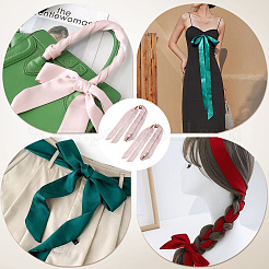 Long Polyester Silk Scarf for Women Girls&nbsp;AJEW-WH20042-77B