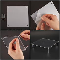 1 Set Clear Acrylic Cupcake Riser Holder&nbsp;ODIS-CP0001-09