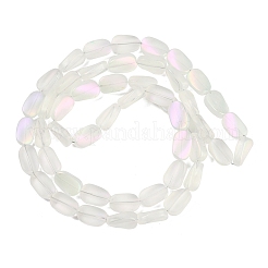 Electroplate Glass Beads Strands&nbsp;EGLA-C009-01B-HR02