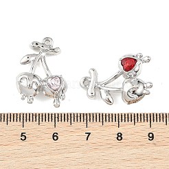 Alloy Rhinestone Pendants&nbsp;ALRI-L052-04P