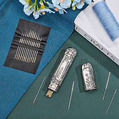 Iron Sewing Needles&nbsp;FIND-WH0129-63P