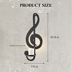 4Pcs Iron Art Wall Mounted Candle Holders&nbsp;ODIS-DL0001-06