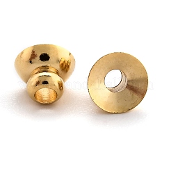 Brass Beads Caps&nbsp;KK-H759-35C-G