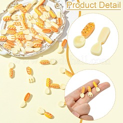 50Pcs 5 Styles Kitchen Ware Theme Resin Cabochons&nbsp;RESI-CJ0004-23