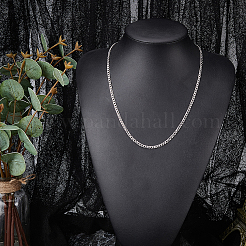 1Pc 304 Stainless Steel Cuban Link Chain Necklaces for Men Women&nbsp;NJEW-BM0001-08E