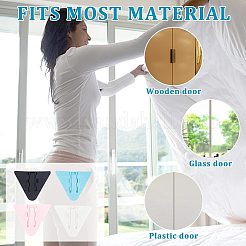 4Pcs 4 Colors Plastic Adhesive Backed Sliding Door Locks&nbsp;KY-GF0001-28