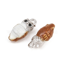Brass Enamel Pendants&nbsp;KK-CBA6818-04P-02